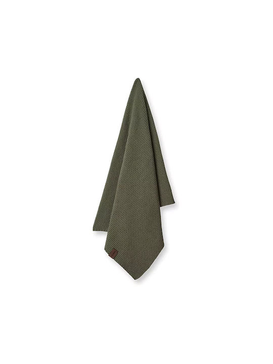 Humdakin Knitted Kitchen Towel Evergreen