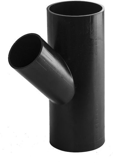 Pehd Tee 110x56/45 S12.5 Culoare Neagră Qs Quick Stream