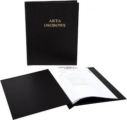 Black A4 Hard Personal Files Folder