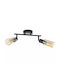 Double Spot with Socket E14 in Black Color