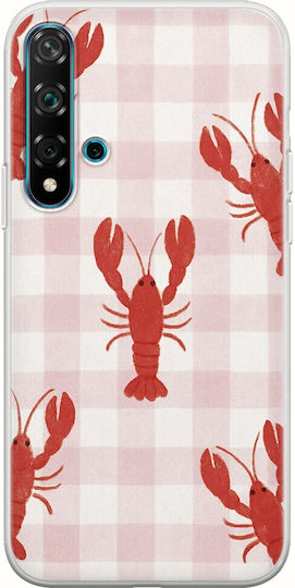Lobster Picnic Huawei Nova 5T Flexible TPU Transparent Silicone Mobile Phone Case