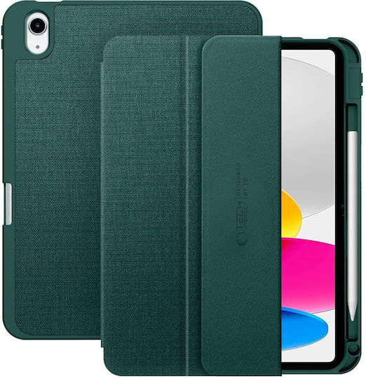 Tech-Protect Flip Cover Greeη (iPad 10.9” 10/2022, iPad 11” 11/2025)