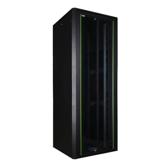 Lanview 19" 42u Rack Cabinet 800 X 1000 X 2053 Mm Data Line Black Rdl42u81bl