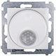 Kontakt-Simon Wall Switch Motion Sensor without Frame White