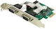 Κарта PCI в порт RS232 DB9 Сериен