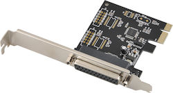 Κάρτα PCIe σε θύρα DB25 Parallel