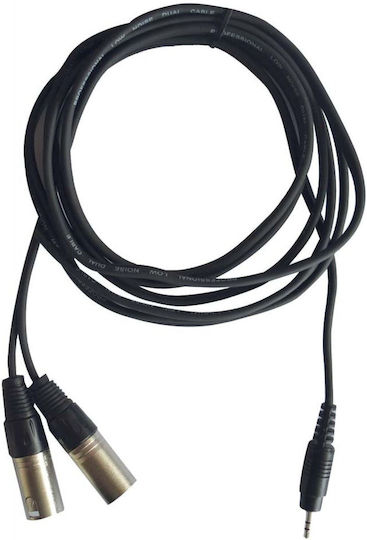 Hilec XLR male to 3.5mm male 3m Cable (CALIN326)