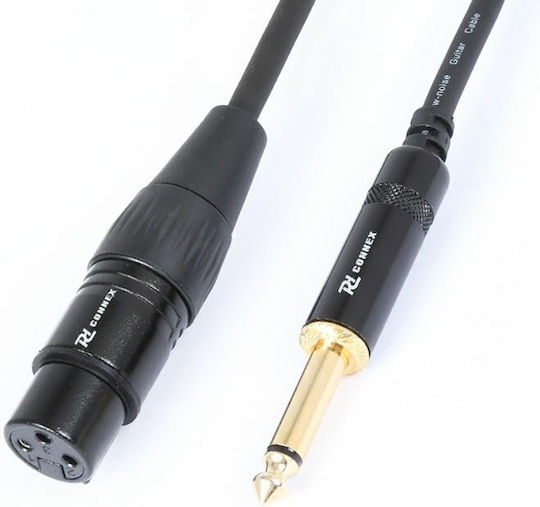 Power Dynamics Cable XLR female - 6.3mm male Μαύρο 0.15m CALIN397