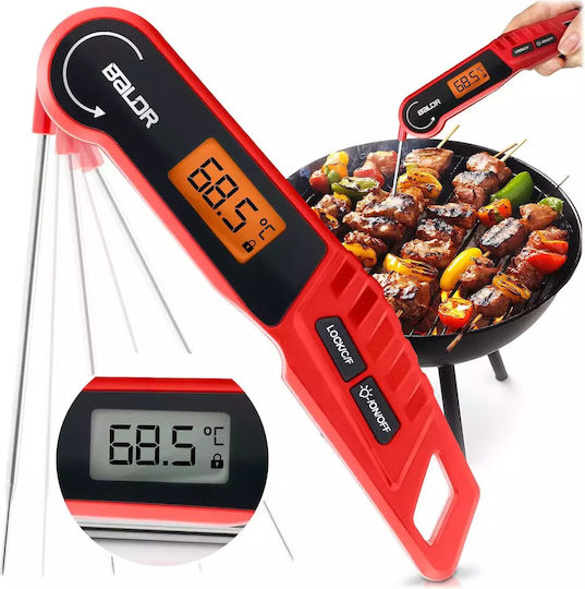 Baldr Ψηφιακό Θερμόμετρο BBQ με Ακίδα +1°C / +50°C Baldr Ψηφιακό Θερμόμετρο BBQ με Ακίδα +1°C / +50°C