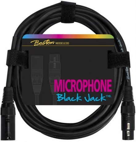 Boston Кабел XLR мъжки - XLR женски Черен 2м MC220/2m