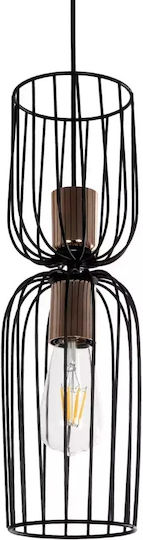 GloboStar Lavera Pendant Light Gold Grid with Socket E27 14x14x44cm