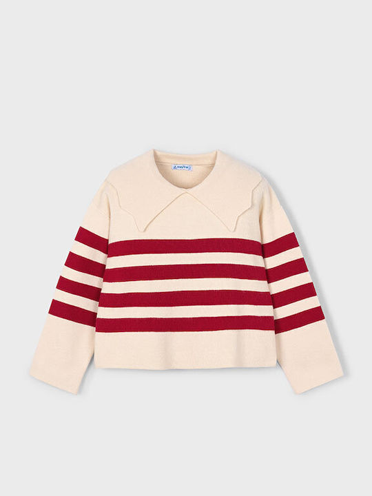 Kinderpullover Langarm Beige