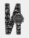 Philipp Plein Hexagon Groumette Дамски Часовник 28мм Кварцов Черен