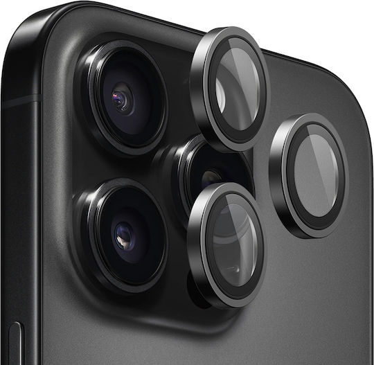 Blueo Camera Protection Metal Frame Black for the iPhone 13 Pro, iPhone 13 Pro Max