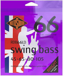 Rotosound Rdb66ld Набор Басови Струни Неръждаем...