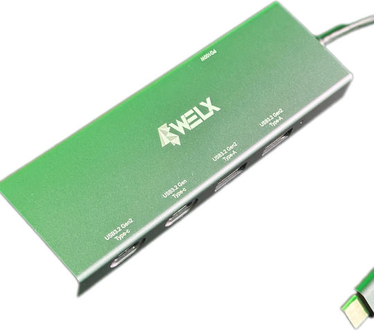 Welx WL2 Hub 5 Θυρών USB 3.2 με σύνδεση USB-C / USB-A