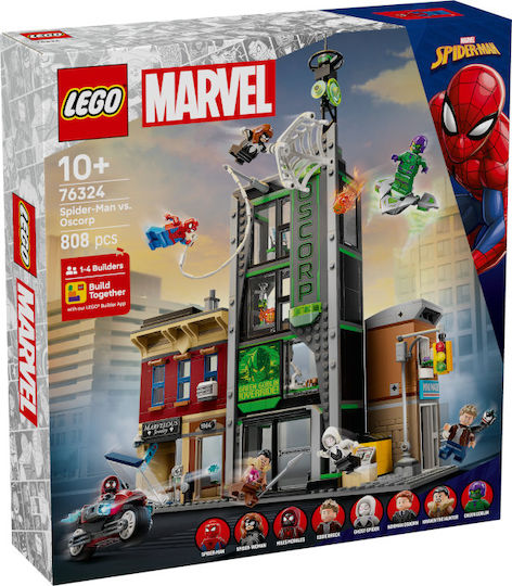 LEGO Super Heroes Spider-Man vs Oscorp for Ages 10+ 808 Pieces