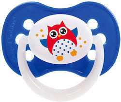 Canpol Babies Πιπίλα Σιλικόνης Blue Owl για 0-6 μηνών