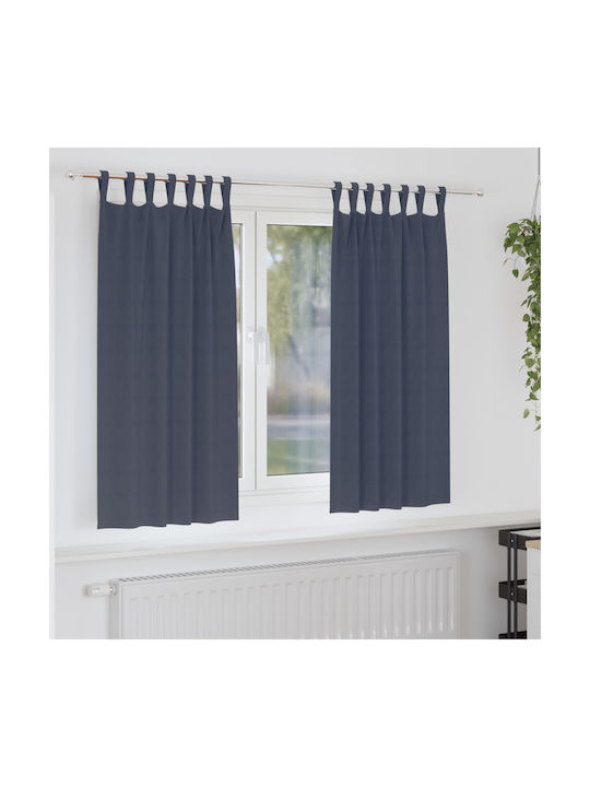 vidaXL Set Curtains Blackout Window with Tab To...