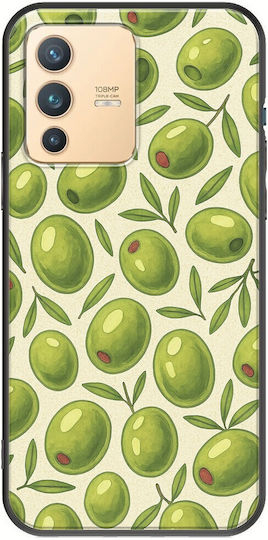 Olive Vibes Vivo V23 5G Black TPU Husa Silicon Neagră