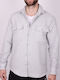 Long-sleeved Shirt in Wide Line Gray