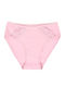 Plus Size High-waisted Women's Slip Pink