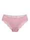 Women's Slip with Lace Pink