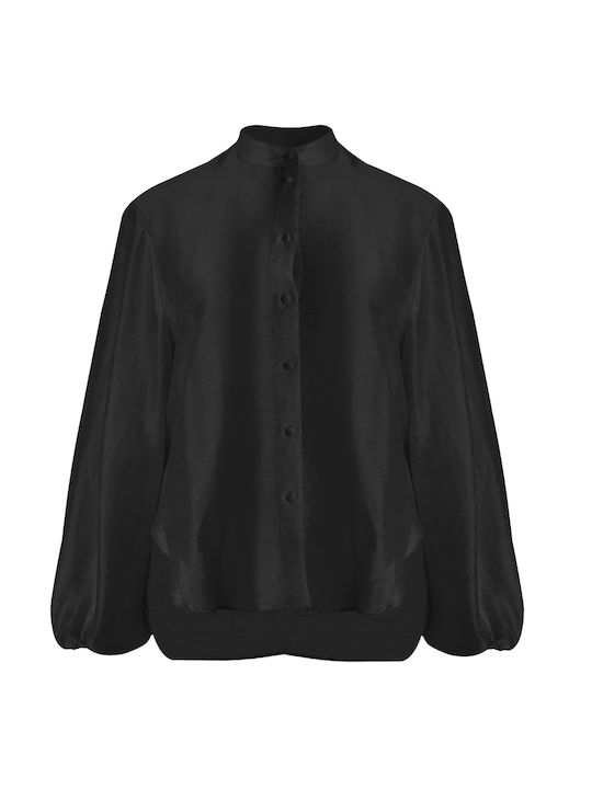 Mat Fashion Μακρυμάνικο Γυναικείο Λινό Πουκάμισ...