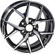 Replica Mercedes Style 137 18x8.5-9.5 5x112 Et35/43 Black Machined Faced Aluminum Car Wheels Rep13718859535bmf
