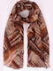 T & D Women's Scarf Brown