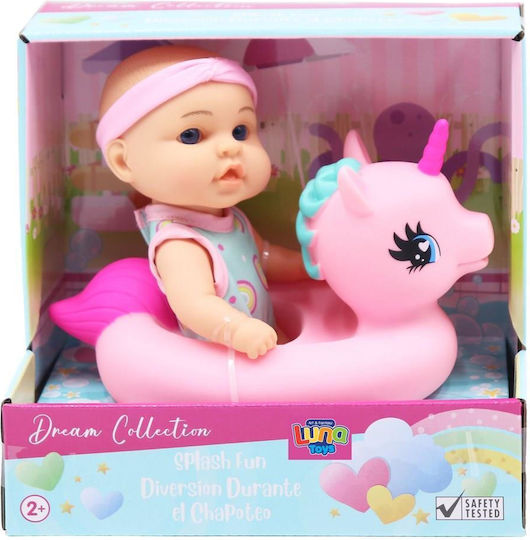 Luna Baby Doll Set Pink for 3+ Years 18 cm