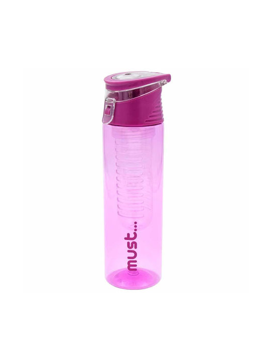 Must Team Wasserflasche Kunststoff mit Filter 7...