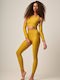 Women's Long Gold Leggings