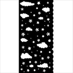 Dicke Schablone Stamperia 12x25cm Candy Christm...