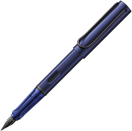 Lamy Al-star Πένα Γραφής Medium Μπλε από Αλουμίνιο με Μπλε Μελάνι
