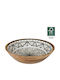 The Home Deco Factory Wooden Salad Bowl Black 33x33cm