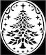 Handle Beeswax Stamp 25mm Christmas Tree