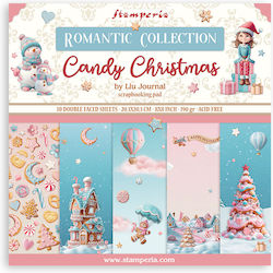 Hârtii pentru scrapbooking 10 bucăți 20.3×20.3c...