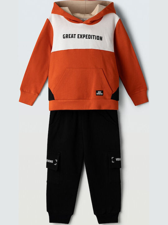 Hashtag Kids Sweatpants Set Paprika 2pcs