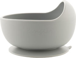 Zingies Bol pentru copii Remy din silicon Gri