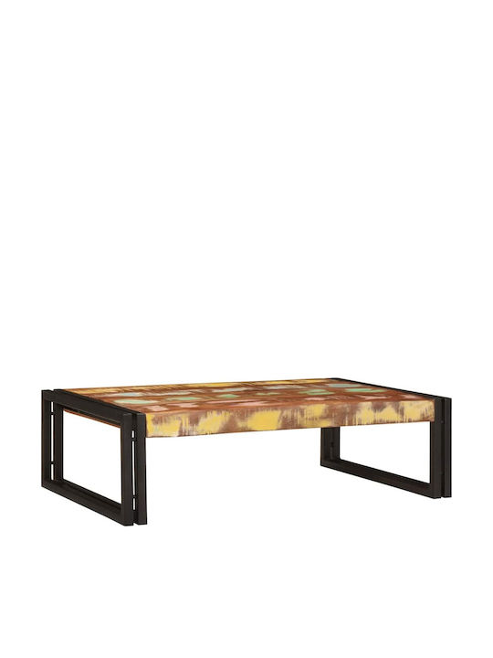 vidaXL Floor Bathroom Shelf Wooden 80x50x23cm Brown