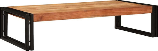 vidaXL Επιδαπέδια Ραφιέρα Μπάνιου Ξύλινη 100x50x23cm Καφέ