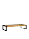 vidaXL Επιδαπέδια Ραφιέρα Μπάνιου Ξύλινη 120x50x23cm Καφέ