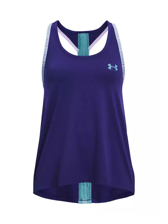 Under Armour Παιδική Μπλούζα Αμάνικη Μπλε