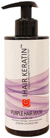 Ihair Keratin Mască De Păr Pentru Păstrarea Culorii Cu Keratină 300ml