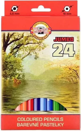 Koh-I-Noor Ξυλομπογιές Σετ 24 χρώματα