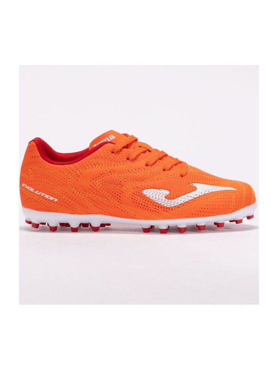 Joma Kids Soccer Cleats Evolution with Turf Orange