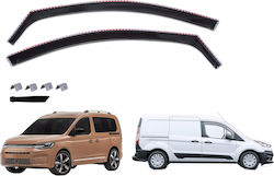 Σετ Ανεμοθραύστες Μπροστινοί για Volkswagen Caddy Ford Transit Connect 2τμχ VETRBR0088