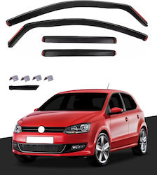 Σετ Ανεμοθραύστες Μπροστινοί και Πίσω για Volkswagen Polo 4τμχ VETRBR0089