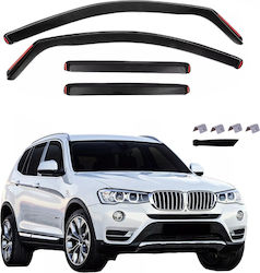 Σετ Ανεμοθραύστες Μπροστινοί και Πίσω για BMW X3 4τμχ VETRBR0059